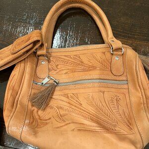Grant's Naturals Cowhide Satchel